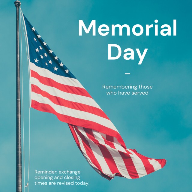Holiday schedule Holiday Schedule - Memorial Day - GFF Brokers